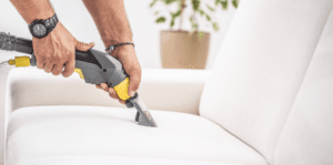 Jasa Deep Cleaning Rumah Vacuum Sofa